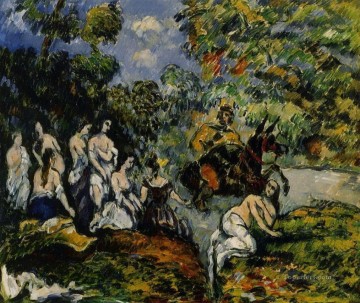 Escena legendaria Paul Cezanne desnudo impresionista Pinturas al óleo